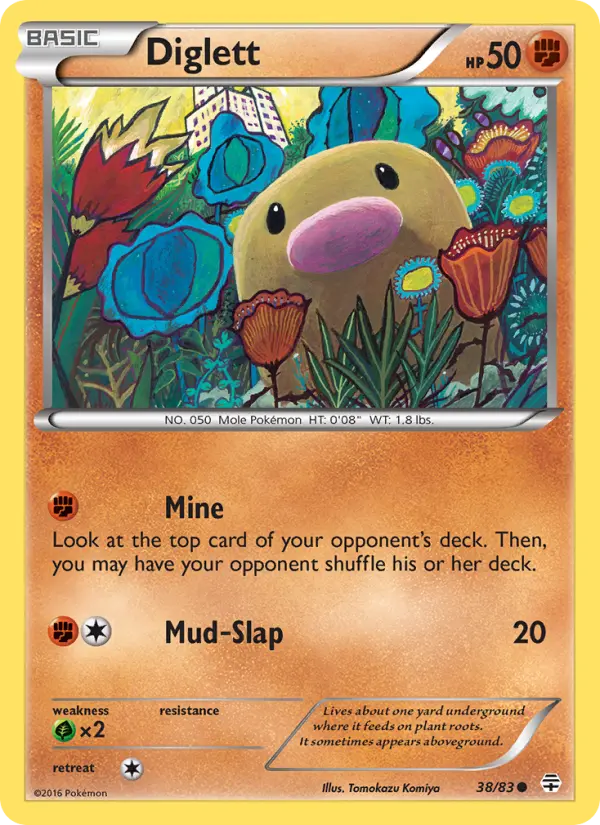 Diglett 38 — Generations 38, Normal finish