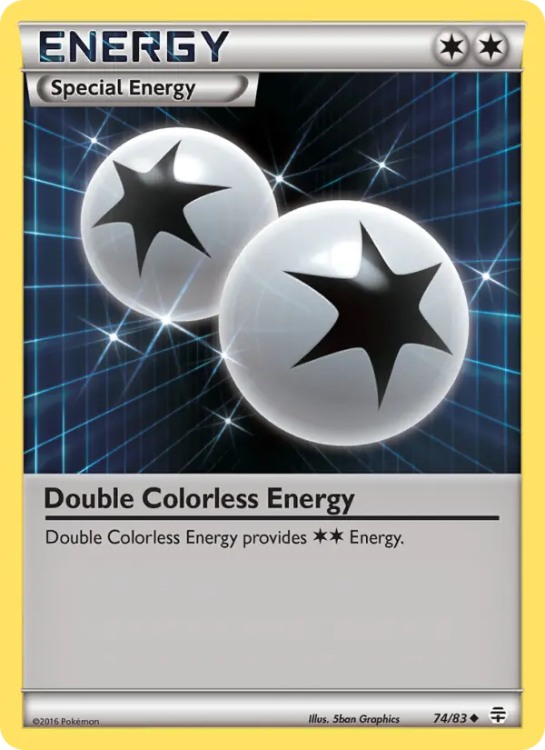 Double Colorless Energy 74 — Generations 74, Normal finish