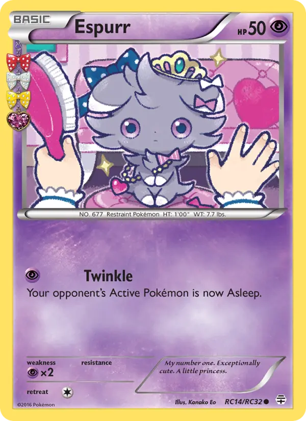 Espurr RC14 card from Generations