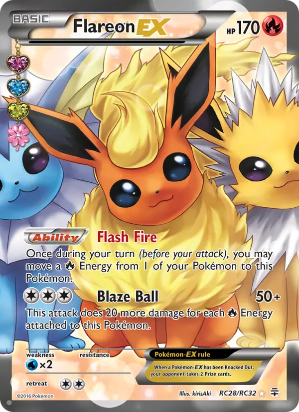 Flareon-EX RC28 — the most expensive Generations card