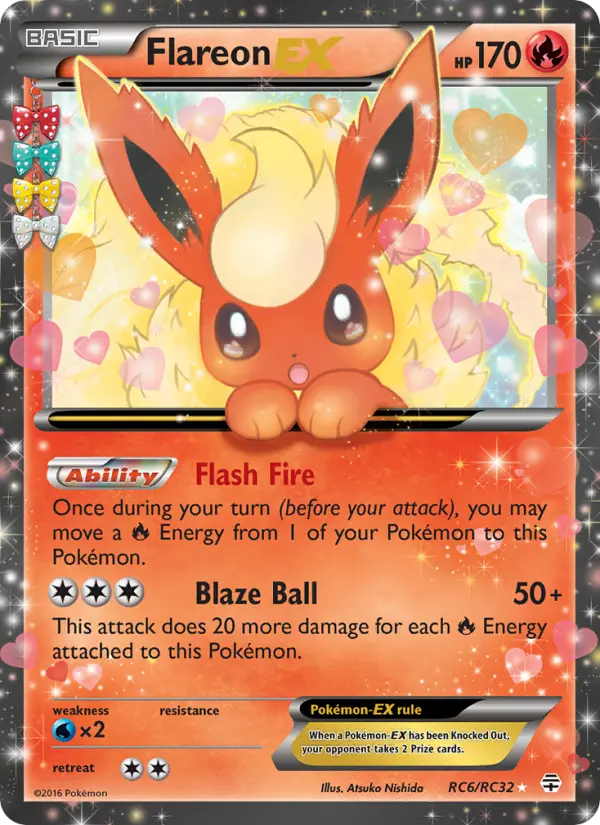 Flareon-EX RC6 — Generations RC6, Holofoil finish