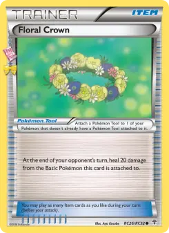 Floral Crown RC26 — shown as an example of the Reverse Holofoil finish