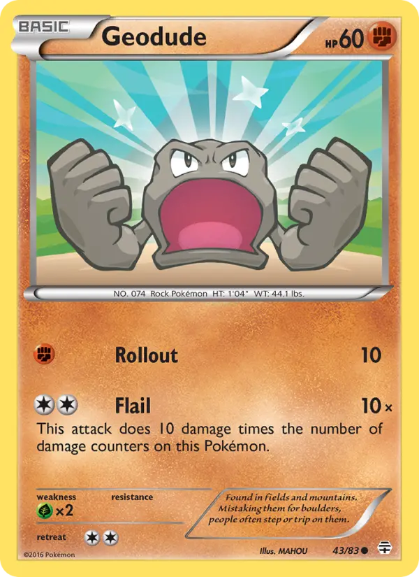 Geodude 43 — Generations 43, Normal finish