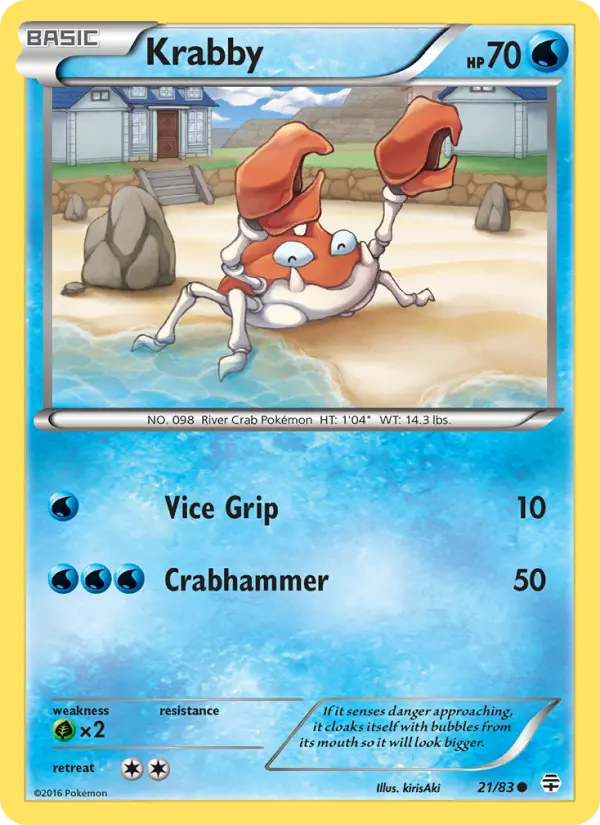 Krabby 21 card from Generations