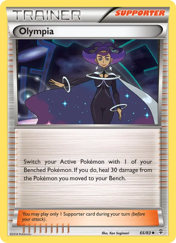 Olympia 66 card from Generations