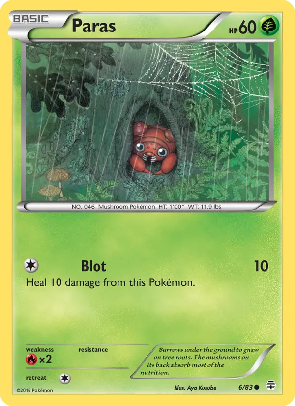 Paras 6 card from Generations
