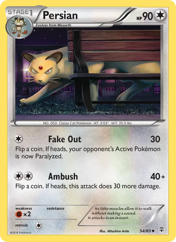 Persian 54 card from Generations