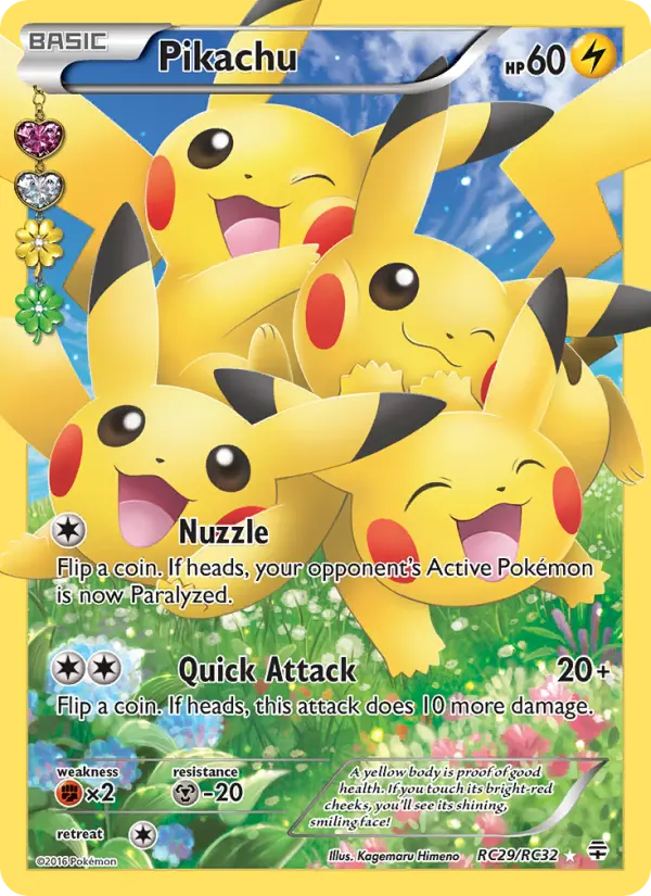 Pikachu RC29 — Generations RC29, Holofoil finish