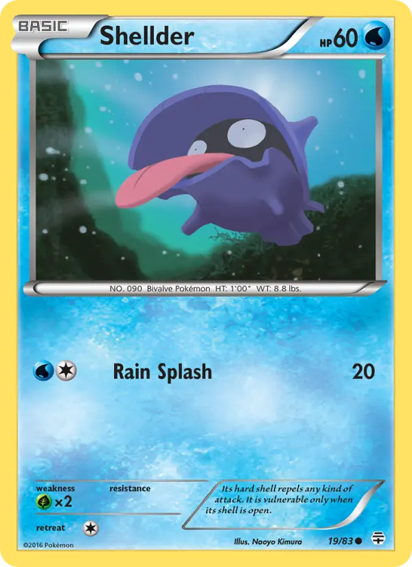 Shellder 19 — Generations 19, Normal finish