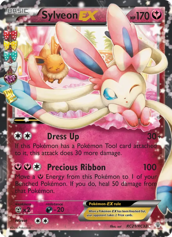 Sylveon-EX RC21 card from Generations