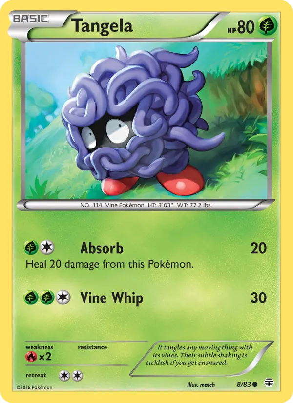 Tangela 8 — Generations 8, Normal finish