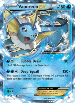 Vaporeon-EX 24 — Generations