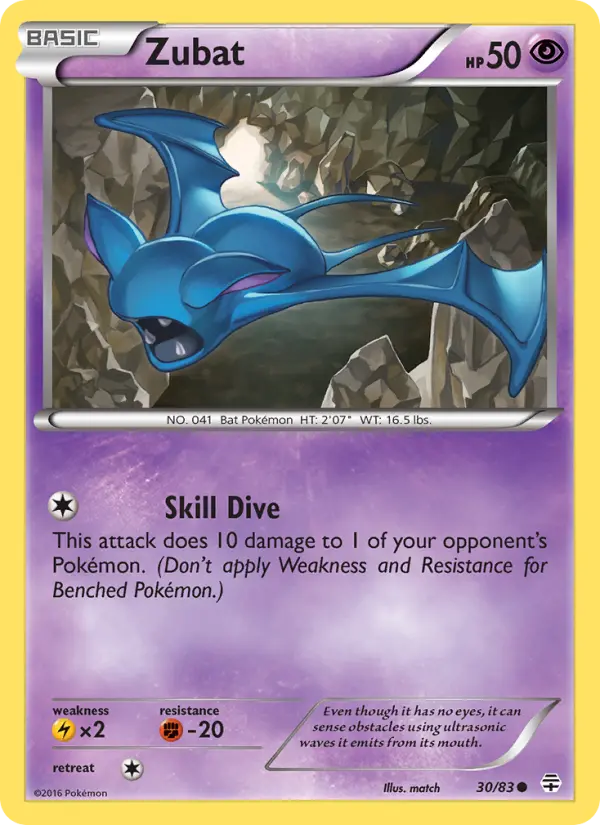 Zubat 30 — Generations 30, Normal finish