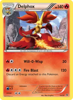 Delphox 10 — Kalos Starter Set