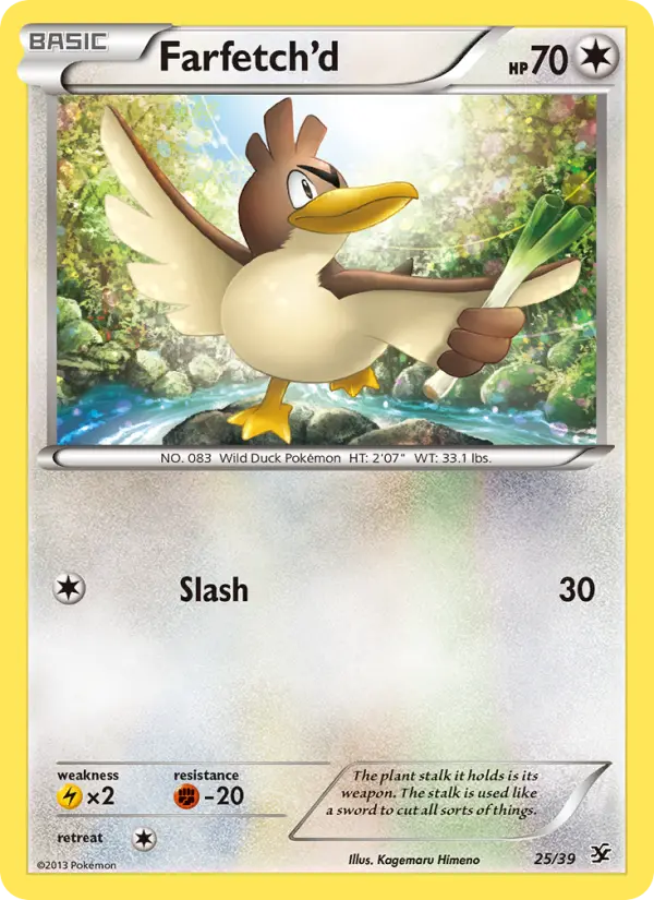 Farfetch'd 25 — Kalos Starter Set 25, Normal finish