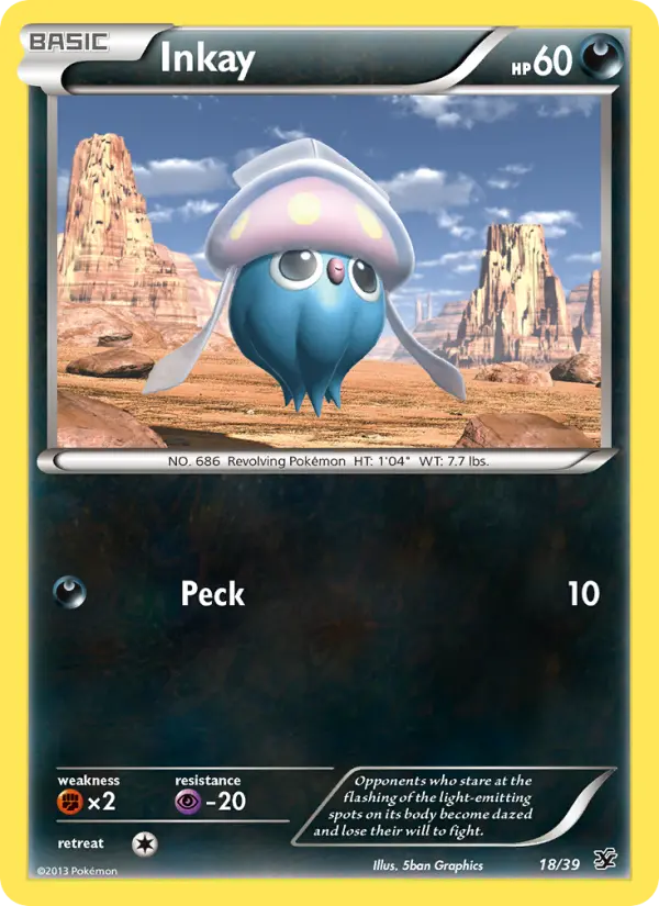 Inkay 18 — Kalos Starter Set 18, Normal finish