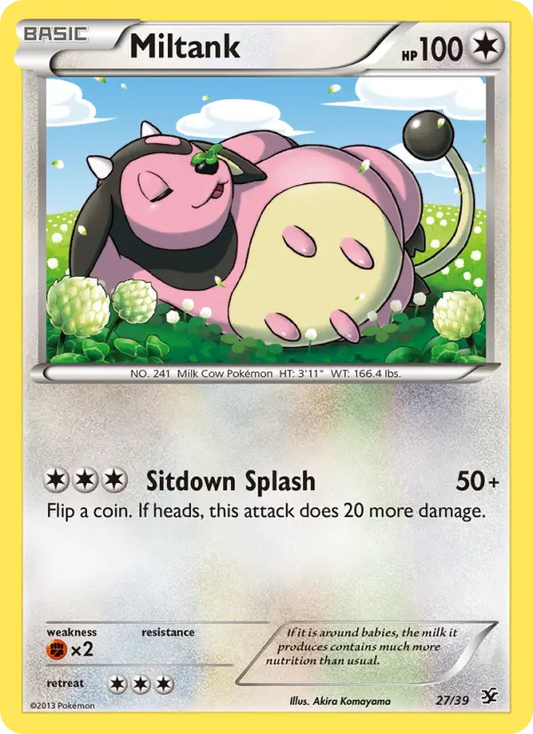 Miltank 27 — Kalos Starter Set 27, Normal finish