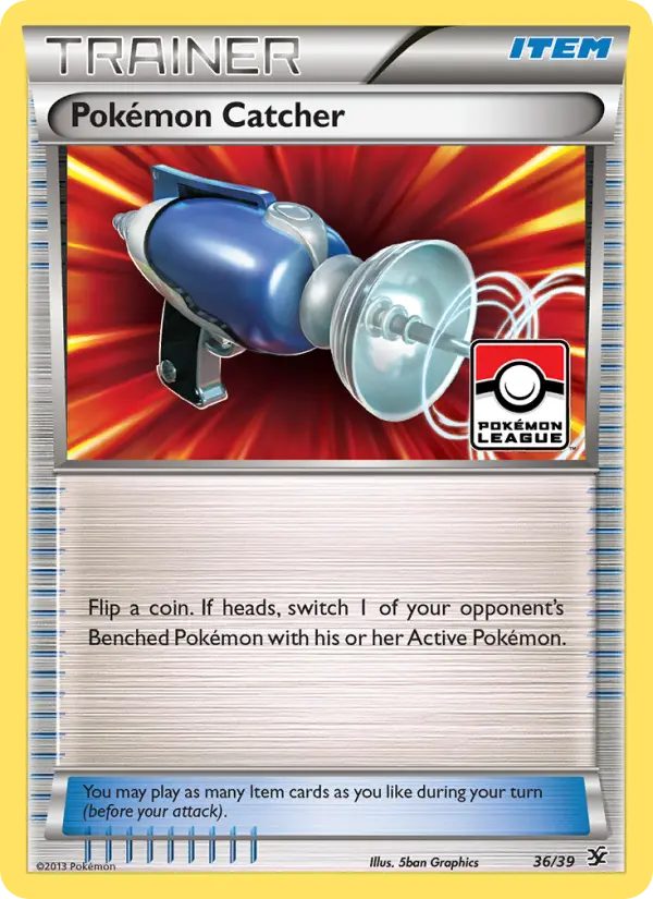 Pokémon Catcher 36 — Kalos Starter Set 36, Normal finish