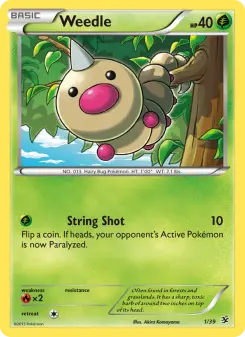Weedle 1 — Kalos Starter Set