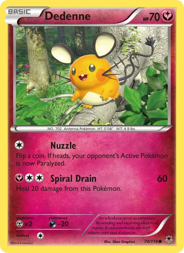 Dedenne 70 — Phantom Forces 70, Normal finish