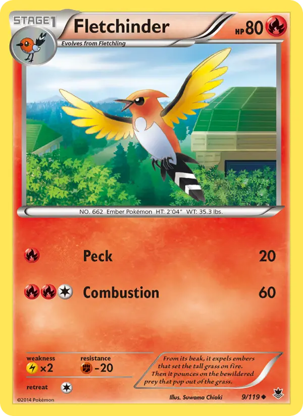 Fletchinder 9 card from Phantom Forces