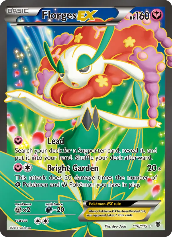 Florges-EX 116 — Phantom Forces 116, Holofoil finish