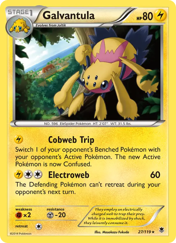 Galvantula 27 card from Phantom Forces