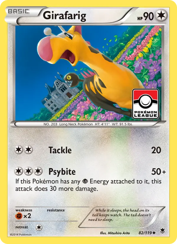 Girafarig 82 card from Phantom Forces