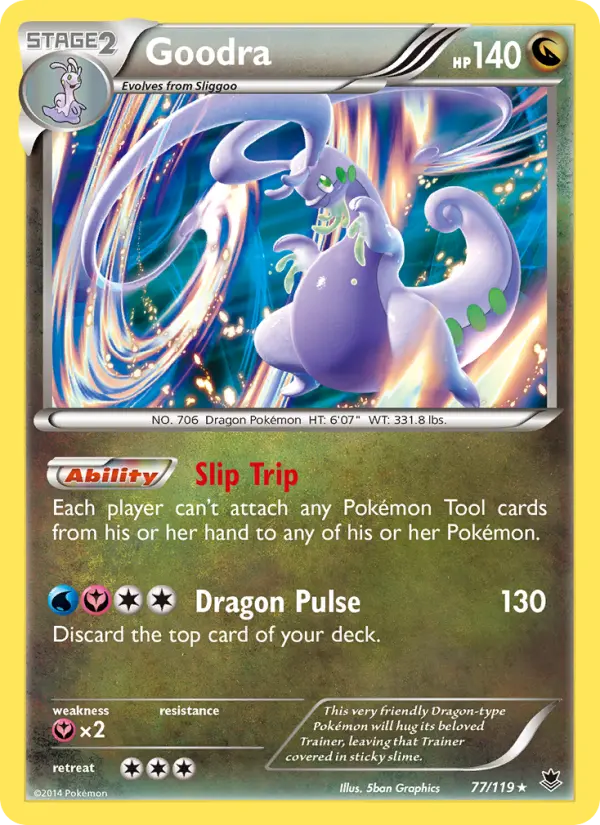 Goodra 77 card from Phantom Forces