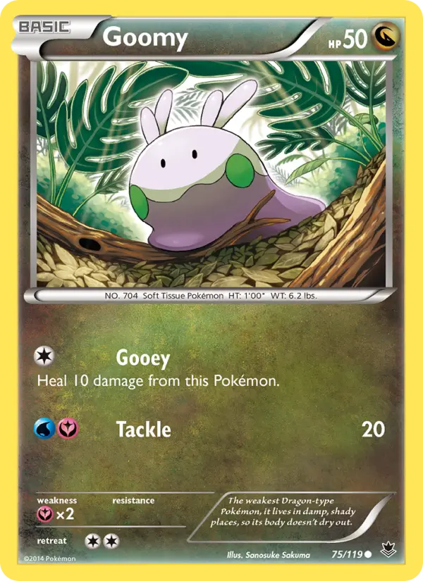 Goomy 75 card from Phantom Forces