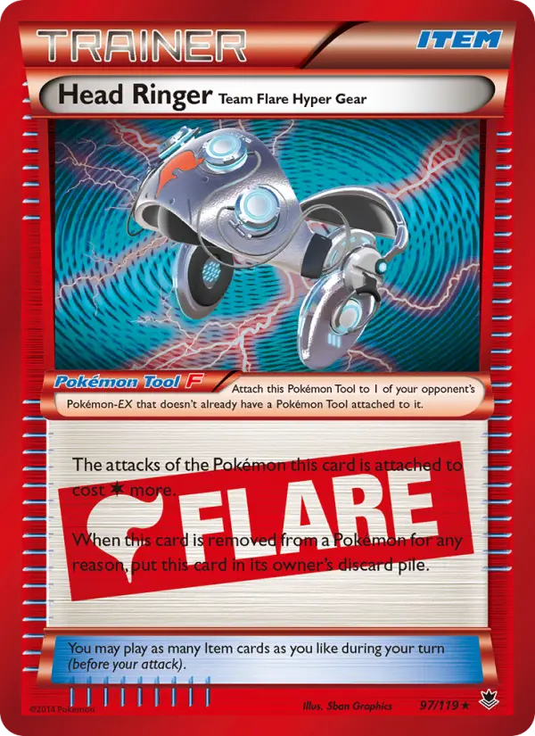 Head Ringer Team Flare Hyper Gear 97 — Phantom Forces 97, Holofoil finish