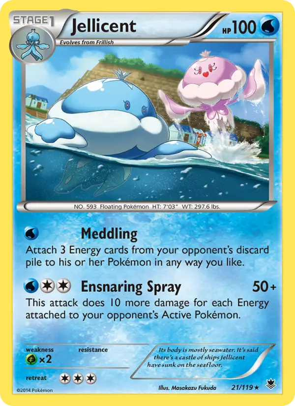 Jellicent 21 card from Phantom Forces