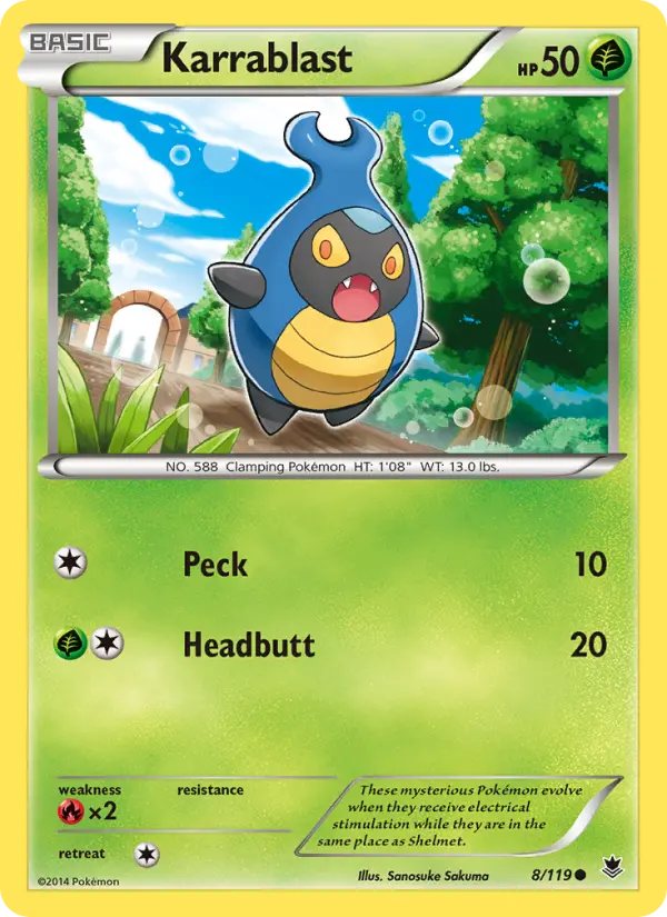 Karrablast 8 card from Phantom Forces