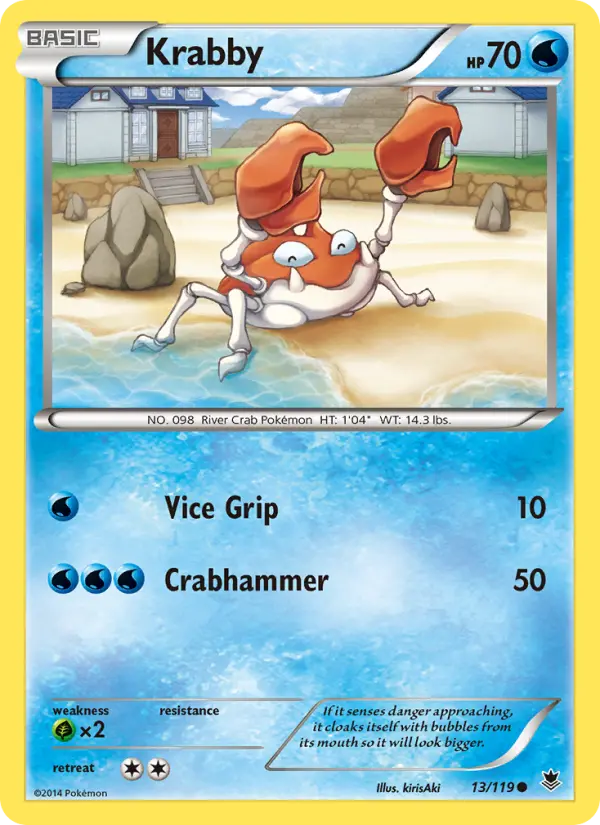 Krabby 13 card from Phantom Forces