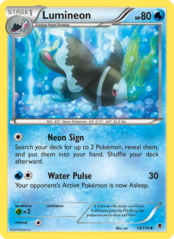 Lumineon 19 card from Phantom Forces