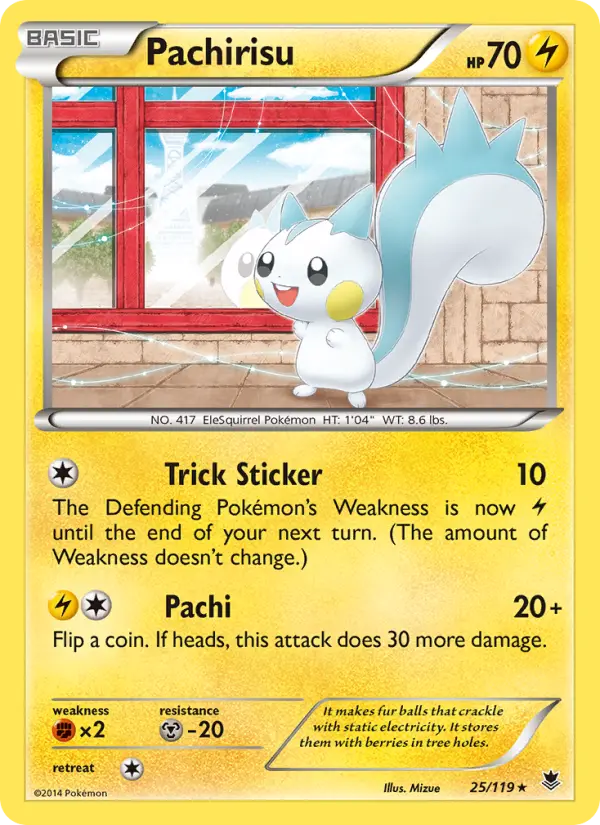 Pachirisu 25 — Phantom Forces 25, Normal finish