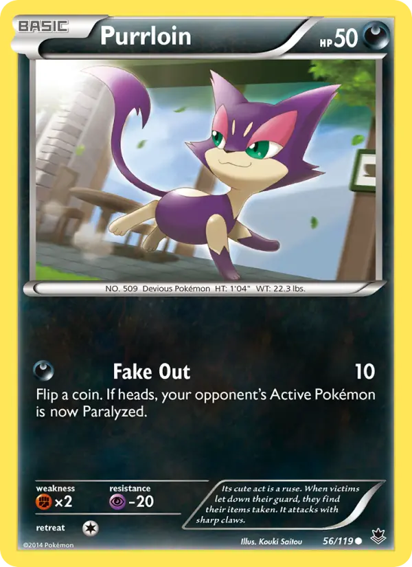 Purrloin 56 card from Phantom Forces