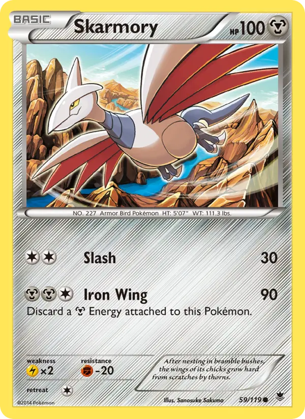 Skarmory 59 — Phantom Forces 59, Normal finish