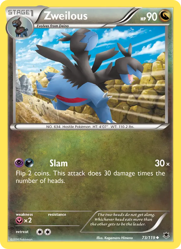 Zweilous 73 card from Phantom Forces