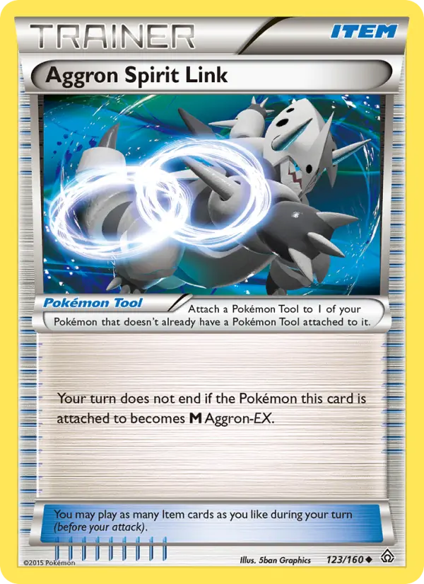 Aggron Spirit Link 123 — Primal Clash 123, Normal finish