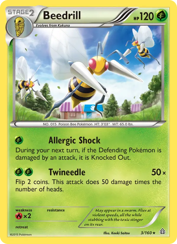 Beedrill 3 card from Primal Clash