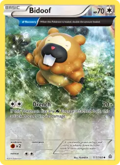 Bidoof 117 — Primal Clash