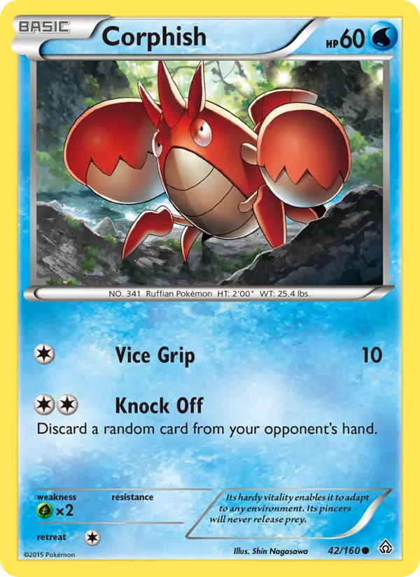 Corphish 42 card from Primal Clash