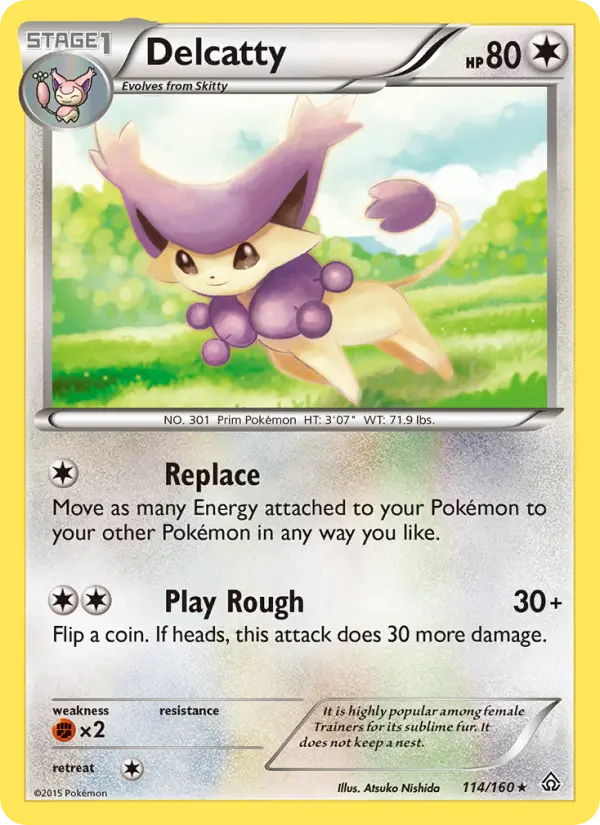 Delcatty 114 — Primal Clash 114, Normal finish