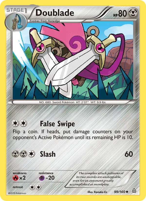 Doublade 99 card from Primal Clash