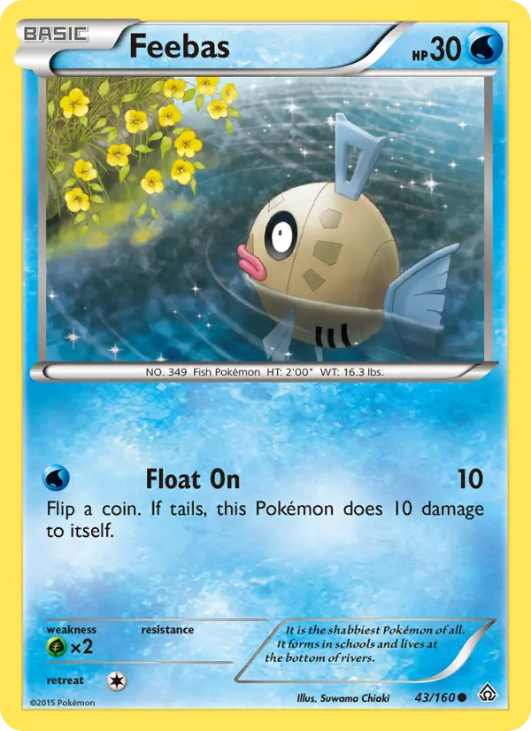 Feebas 43 card from Primal Clash