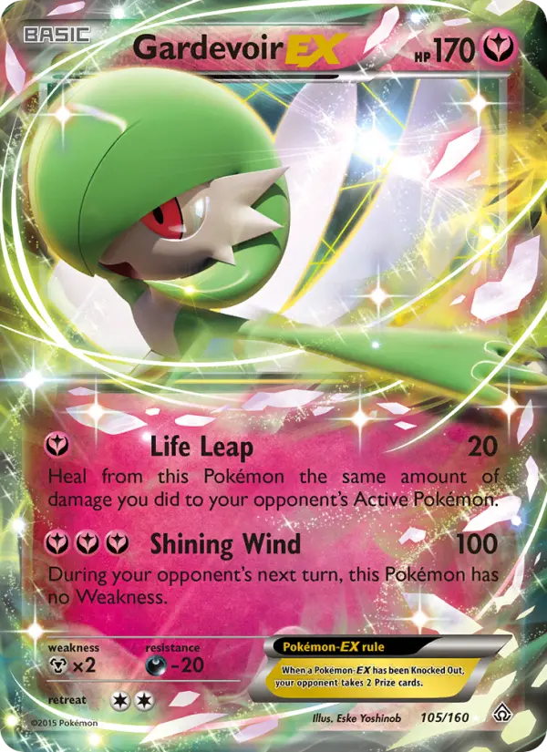 Gardevoir-EX 105 — Primal Clash 105, Holofoil finish