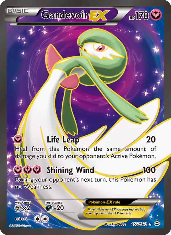 Gardevoir-EX 155 — Primal Clash 155, Holofoil finish