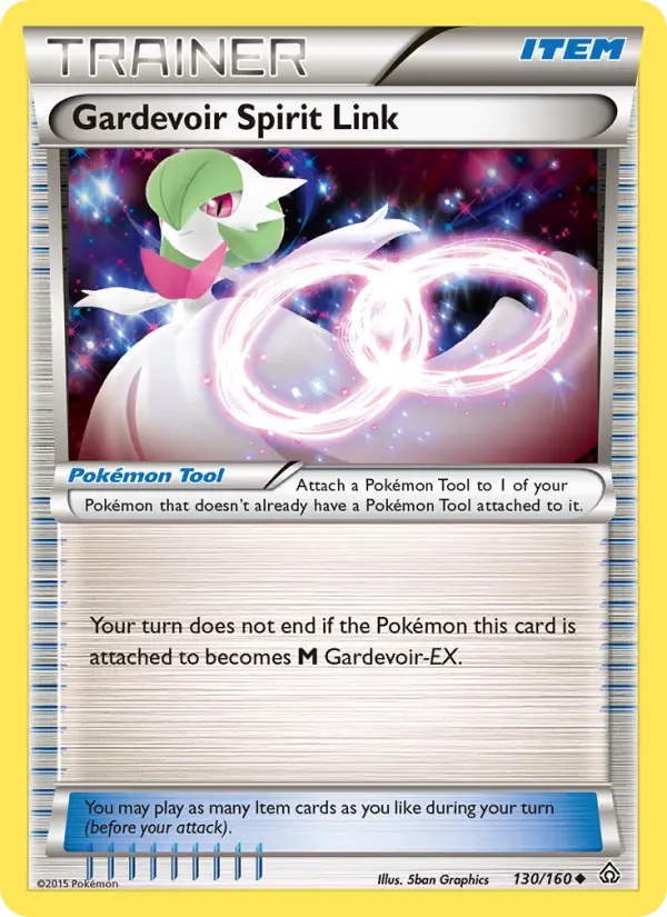 Gardevoir Spirit Link 130 — Primal Clash 130, Normal finish