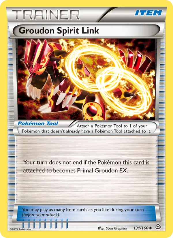 Groudon Spirit Link 131 card from Primal Clash